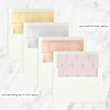 "Bisect" - First Holy Communion Invitations in Leather by Marabou Design - Envelope Liner Options