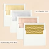 "Delicate" - First Holy Communion Invitations in Goldenrod by Sarah Brown - Envelope Liner Options