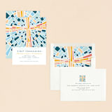 "Stained glass illustration" - First Holy Communion Invitations in Blue Sky by Ilze Lucero - Assembled