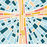 "Stained glass illustration" - First Holy Communion Invitations in Blue Sky by Ilze Lucero - Detail