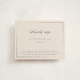 "Twin Circle" - Foil-Pressed Debutante Party Enclosure Cards in Chardonnay by Adelyn T. - Front