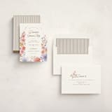 "Magic Garden" - Foil-Pressed Debutante Party Invitations in Wildflower by Paper Raven Co. - Assembled