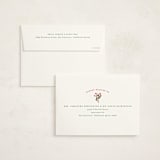 "Regency Vase" - Foil-Pressed Debutante Party Invitations in Ruby by Claudia Orengo - FREE Recipient Addressing