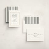 "Prelude" - Foil-Pressed Debutante Party Invitations in Monument by Leia Matt - Assembled