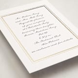 "Prelude" - Foil-Pressed Debutante Party Invitations in Monument by Leia Matt - Detail