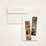 "Snapshots" - Flat Foil-Pressed Graduation Thank You Cards in Pearl by Leah Bisch - Front