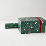 "Charming Greens" - Wrapping Paper Roll in Pine by Laura Hankins