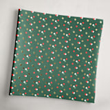 "Merry Dots" - Wrapping Paper Roll in Festive by Pixel and Hank