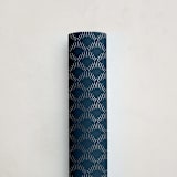 "Foil Fans" - Wrapping Paper Roll in Sapphire by Eve Schultz