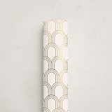 "Foil Arches" - Wrapping Paper Roll in Ivory by Owl and Toad