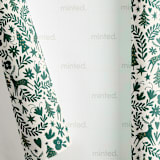 "Holiday Folk Pattern" - Wrapping Paper Roll in Spruce by Pace Creative Design Studio