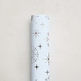 "Festive Snowflakes" - Wrapping Paper Roll in Frozen by Sara Cooper