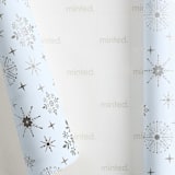 "Festive Snowflakes" - Wrapping Paper Roll in Frozen by Sara Cooper
