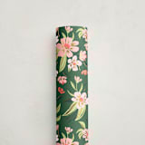 "Floral Abundance" - Wrapping Paper Roll in Moss by Charter Oaks Creative