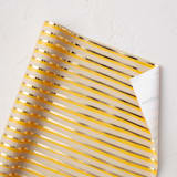 "Ribbon Stripe" - Wrapping Paper Roll in Sunshine by Pippa Shaw