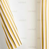 "Ribbon Stripe" - Wrapping Paper Roll in Sunshine by Pippa Shaw