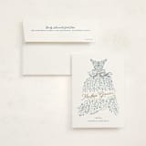 "In the Spotlight" - Flat Foil-Pressed Graduation Thank You Cards in Midnight by Paper Sun Studio - Card with Envelope