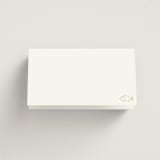 "Defined" - Foil-Pressed Place Cards - Fish in Snow by mo kelley - Blank front