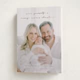 "Merry Little Christmas" - Holiday Birth Announcement Cards in Snow by Hudson meet Rose - Folded Card