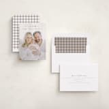 "Merry Little Christmas" - Holiday Birth Announcement Cards in Snow by Hudson meet Rose - Assembled