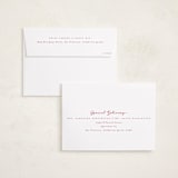 "Merry Little Christmas" - Holiday Birth Announcement Cards in Berry by Hudson meet Rose - FREE Recipient Addressing