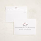 "Little Gift" - Holiday Birth Announcement Cards in Marshmallow by Everett Paper Goods - FREE Recipient Addressing