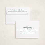 "Little Merry" - Holiday Birth Announcement Cards in Powder by Megan Davis - FREE Recipient Addressing