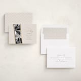 "photo strip" - Holiday Birth Announcement Cards in Eggnog by Summer Winkelman - Assembled