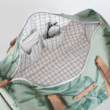 "Botanical greenery" - Fillmore Duffle in Greenery by Lucrecia Caporale - Interior Back
