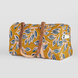 "Wandering" - Fillmore Duffle in Mustard by Alicia Schultz - Side Pocket