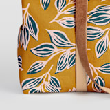 "Wandering" - Fillmore Duffle in Mustard by Alicia Schultz - Fabric Detail