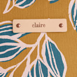 "Wandering" - Fillmore Duffle in Mustard by Alicia Schultz - Tag Detail