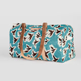 "Birds in Flight" - Fillmore Duffle in Sky by Michelle Fifis - Side Pocket