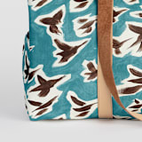 "Birds in Flight" - Fillmore Duffle in Sky by Michelle Fifis - Fabric Detail