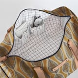 "Yellow Leaves" - Fillmore Duffle in Turmeric by Alisa Galitsyna - Interior Back