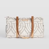 "Antique" - Fillmore Duffle in Sand by Iveta Angelova - Fillmore Duffle