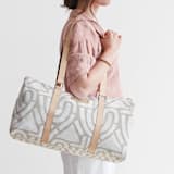 "Antique" - Fillmore Duffle in Sand by Iveta Angelova - On Model