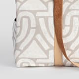 "Antique" - Fillmore Duffle in Sand by Iveta Angelova - Fabric Detail