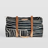 "Chalk Dust" - Fillmore Duffle in Ink by Deborah Velasquez - Fillmore Duffle