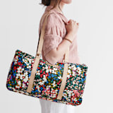 "garden club" - Fillmore Duffle in Roses by Angela Marzuki - On Model