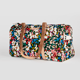 "garden club" - Fillmore Duffle in Roses by Angela Marzuki - Side Pocket