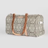 "zigzag" - Fillmore Duffle in Mocha by Miranda Mol - Side Pocket