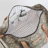 "zigzag" - Fillmore Duffle in Mocha by Miranda Mol - Interior Back