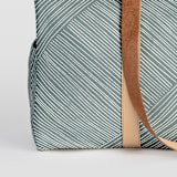 "Line Wrap" - Fillmore Duffle in Cactus by Michelle Taylor - Fabric Detail