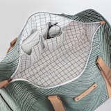 "Line Wrap" - Fillmore Duffle in Cactus by Michelle Taylor - Interior Back