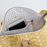"Deconstruct" - Fillmore Duffle in Mustard by Michelle Taylor - Interior Front