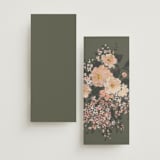 "Madison" - Foil-Pressed Menus in Thyme by Itsy Belle Studio - Back of Card Options