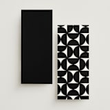 "Linear" - Foil-Pressed Menus in Silk by Laura Hankins - Back of Card Options