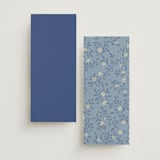 "meet me in the garden" - Foil-Pressed Menus in Cornflower by Grae - Back of Card Options