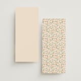 "Esther's garden" - Foil-Pressed Menus in Ivory by Jennifer Wick - Back of Card Options